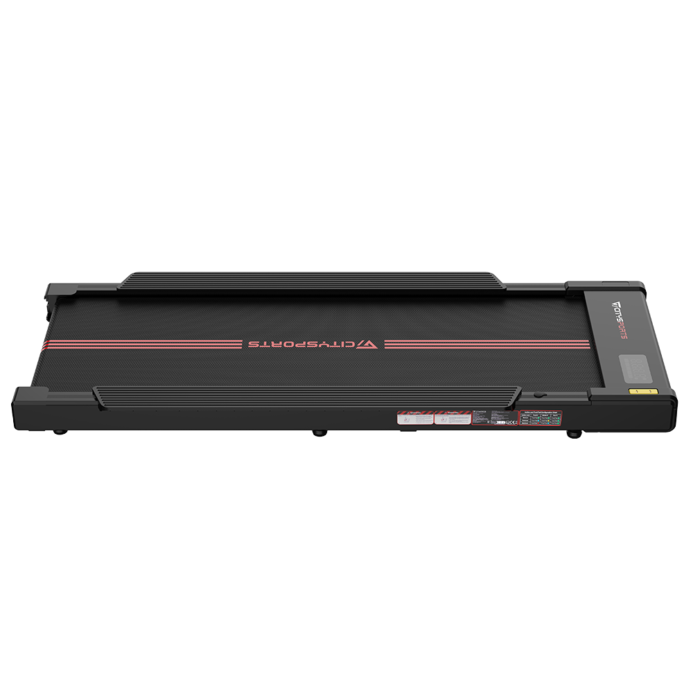CITYSPORTS HG6 — Treadmill 1400W, 1–12 km/h, incline 3 levels | Foldable, Black