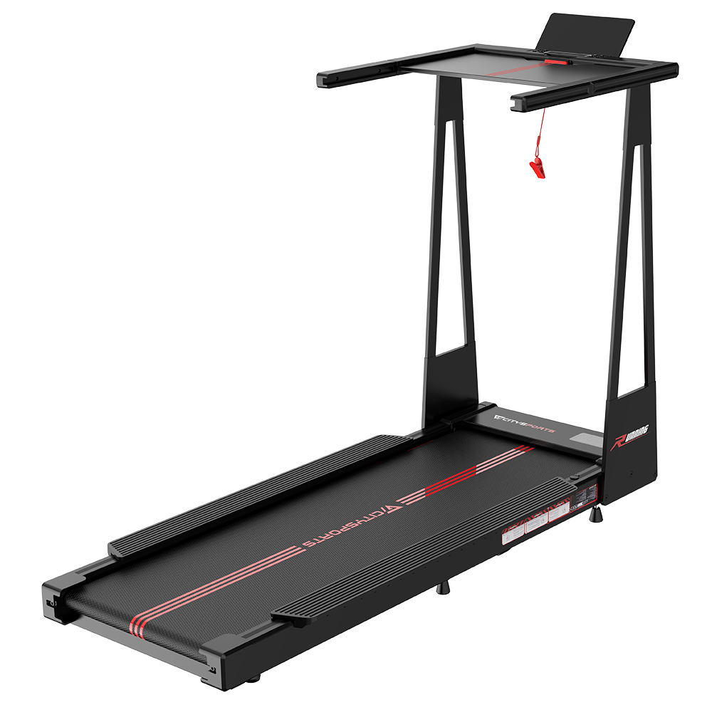 CITYSPORTS HG6 — Treadmill 1400W, 1–12 km/h, incline 3 levels | Foldable, Black