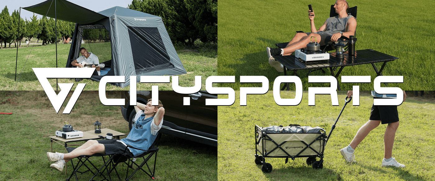 CITYSPORTS camping and outdoor equipment in the countryside